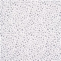 Blanco Gris Punto Mancha De D�lmata Tela de Michael Miller