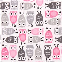 Urban Zoologie Owls Stretch Fabric by Robert Kaufman