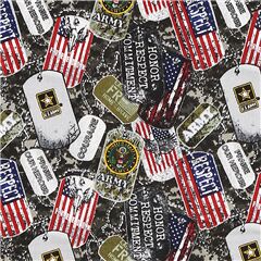 tessuto nero verde bandiera USA simboli esercito targhette militari Tessuto di Sykel Enterprises