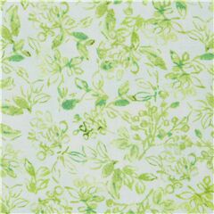 tessuto celeste foglie verdi cotone Tessuto di Timeless Treasures