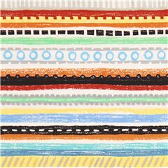 tela algod�n rayas colores marca neum�tico Tela de Michael Miller