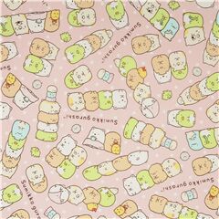 Pfirsichrosa Oxford Kokka Stoff Sumikkogurashi Reihen Punkt Stoff von San-X