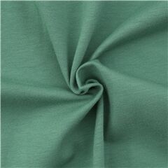 Solid Eucalyptus Green Cotton Jersey Fabric by Robert Kaufman