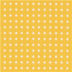 Golden Yellow Polka Dot Regular Pattern Fabric by Robert Kaufman