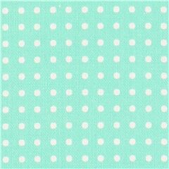 Mint Green Polka Dot Checker Pattern Fabric by Robert Kaufman