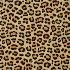 Leopard Spots Animal Print Swimwear Fabric by Robert Kaufman
