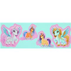 Gigantes Lindos Unicornios M�gicos Estir�ndose Tela de Stenzo Textiles
