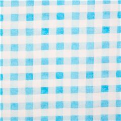 Cuadros Pintados Azul Blanco De Picnic Tela de Michael Miller