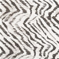 Tela piel de cebra rayas estampado blanco negro gris verdoso de Jap�n Tela de Hokkoh