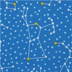 Simple Star Space Constellations Fabric by Robert Kaufman