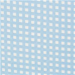 Cuadr�cula A Cuadros Azul Claro Tela de Japanese Indie
