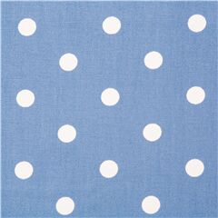 Lunares Azules Grandes Regulares Tela de Japanese Indie