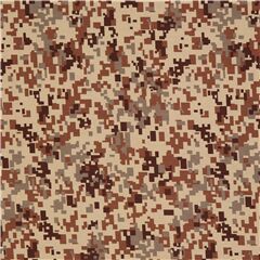 tessuto mimetico digitale kaki motivo militare cotone Tessuto di Robert Kaufman