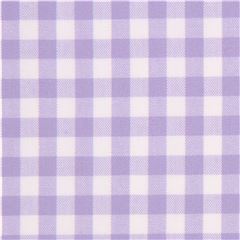 Lavender Carolina Gingham Checkered Fabric by Robert Kaufman