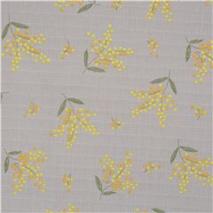 Tumbling Yellow Botanical Flower Checkered Remnant (Remnant)