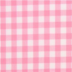 Pink Carolina Gingham Checkered Fabric by Robert Kaufman