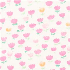 Lindas Flores De Acuarela Retro Tela de Japanese Indie
