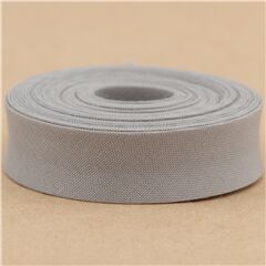 Nastro In Sbieco A Piega Singola In Poliestere 1,2 Cm/0,5'' Grigio di Japanese Indie