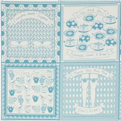 Panel De Cuadrados De Ropa Interior Retro Bees Knees Tela de Alexander Henry