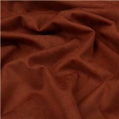 Solid Chocolate Brown Butter Suede Fabric by Robert Kaufman