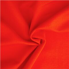 Solid Crimson Red Ponte Roma Stretch Fabric by Robert Kaufman