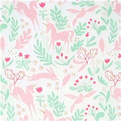 Animaux Silhouettes F�eriques Magiques Stretch Tissu par Michael Miller