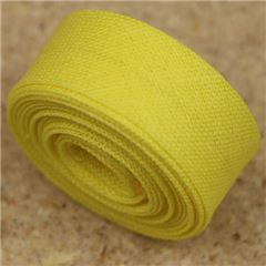 Nastro In Sbieco A Piega Singola In Poliestere 1,2 Cm/0,5'' Giallo di Japanese Indie