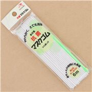 Cordel el&aacute;stico antibacteriano blanco de 6 metros de Jap&oacute;n