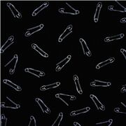 Just Pin It Black White Safety Pins