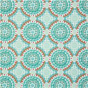 Blaue geometrische Mandalakreise kreuzen Restst&Atilde;&OElig;ck