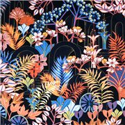 Floral Fantas&iacute;a Oscuro Y Colorido