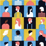 Comprobador De Perfiles De Personas Coloridas