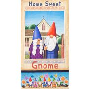 Tela con panel de gnomos de colores