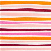 Wobbly Warm Multicoloured Stripe