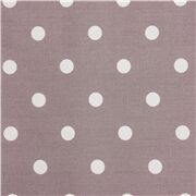 Grey Large Regular Polka Dot