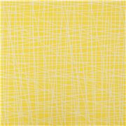 Scibbled Checkers Lines Yellow