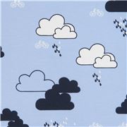Lluvia Nubes De Tormenta Bicicletas Peque&ntilde;as Estiramiento