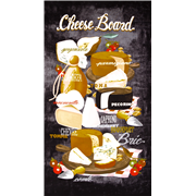 Tabla De Quesos Tiza Grana Padano Panel De Cocina