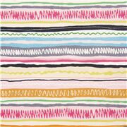 Colourful Squiggle Zigzag Jungle Stripes