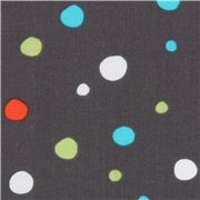 Irregular Colorful Dot on Grey