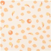 tessuto bianco panna macchie lumache birch popeline organico USA Ritagli