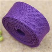 Cinta Al Bies De Pliegue Simple De Poli&eacute;ster 1,2 Cm/0,5'' Morado Oscuro