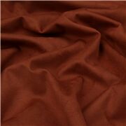 Tela de punto antelina marr&oacute;n chocolate liso Butter Suede