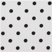 Classic White Black Polka Dots