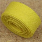Cinta Al Bies De Pliegue Simple De Poli&eacute;ster 1,2 Cm/0,5'' Amarillo