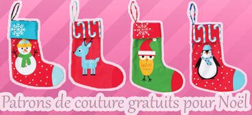 Patrons de couture gratuits pour Nol
