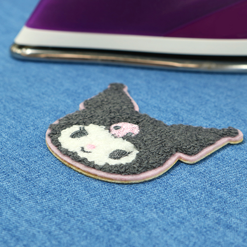 Fluffy Iron On Sticker Patch Kuromi 2