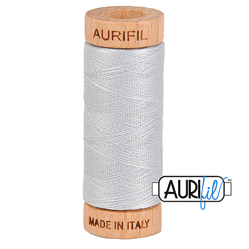 Fil De Coton 80wt Petite Bobine Gris Colombe 2600