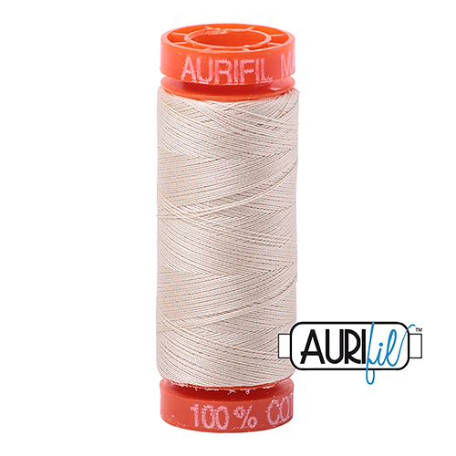 50wt Kleine Spule Hellbeige 2310 Baumwollfaden