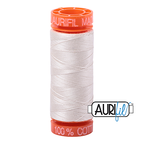 50wt Kleine Spule Musselin 2311 Baumwollfaden von Aurifil